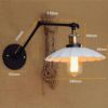 antik-fali-olvaso-lampa-matt-fekete-antik-sargarez-szin-feher-hullamos-buraval