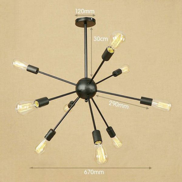 antik-9-karu-csillar-lampa