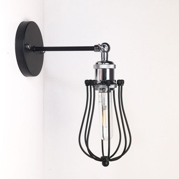 antik-fali-lampa-matt-fekete-fenyes-krom-szin-csepp-alaku-raccsal