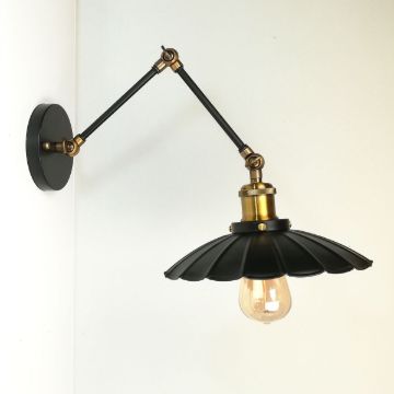 antik-fali-olvaso-lampa-matt-fekete-antik-sargarez-szin-hullamos-buraval