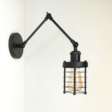 antik-fali-olvaso-lampa-matt-fekete-szin-csepp-alaku-raccsal