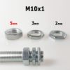 Hexagon anyacsavar M10 - 5mm