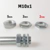 Hexagon anyacsavar M10 - 2mm