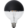 LED izzó E27 G125 fekete-tükör fedéssel