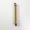 Menetes vegű cső 10cm antik bronz szín