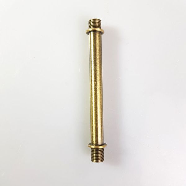 Menetes vegű cső 10cm antik bronz szín