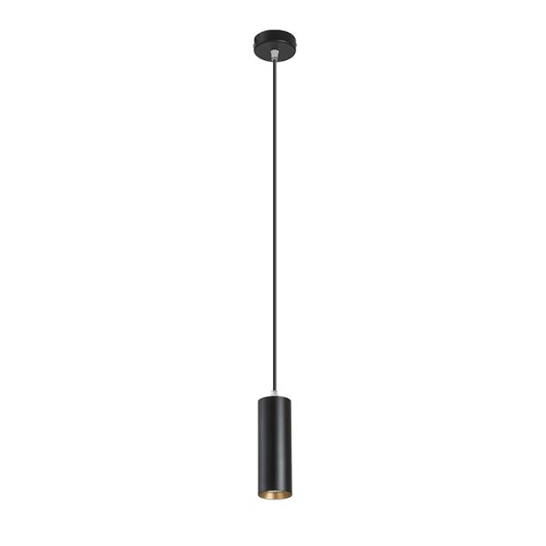 MAVRO DIMM függö lámpa fekete/aranysárga 230V LED 12W 38° 3000K