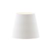 NIZZA 18/15 lámpabúra  Polycotton fehér/fehér PVC  max. 28W