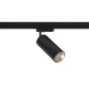 MAVRO háromfázisú áramkörös sínre fekete/aranysárga 230V LED 12W 38° 3000K