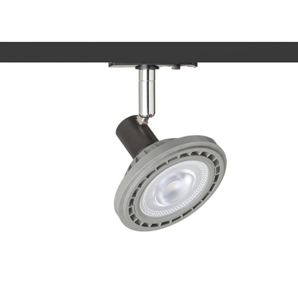 TRICA egyfázisú áramkörös sínre fekete 230V LED GU10 12W