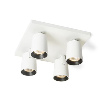 KENNY IV mennyezeti lámpa fehér/fekete  230V LED GU10 4x8W