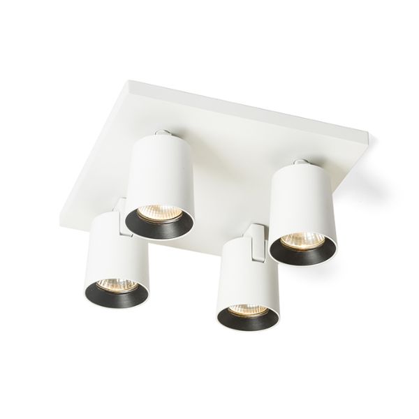 KENNY IV mennyezeti lámpa fehér/fekete  230V LED GU10 4x8W