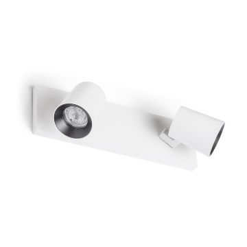KENNY II felületre szerelhető fehér/fekete  230V LED GU10 2x8W