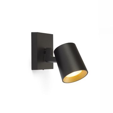 KENNY I felületre szerelhető fekete/aranysárga  230V LED GU10 8W