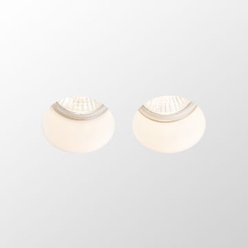 QUO R II süllyesztett lámpa  gipsz 230V LED GU10 2x8W