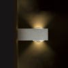 KORSO II fali lámpa szálcsiszolt alumínium 230V LED 2x3W 120° IP54 3000K
