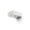 KORSO II fali lámpa szálcsiszolt alumínium 230V LED 2x3W 120° IP54 3000K
