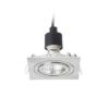 MURO SQ süllyesztett lámpa  matt nikkel 230V LED GU10 8W