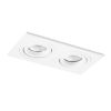 PASADENA GU10 SQ II süllyesztett lámpa fehér  230V LED GU10 2x7W