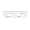 PASADENA GU10 SQ II süllyesztett lámpa fehér  230V LED GU10 2x7W