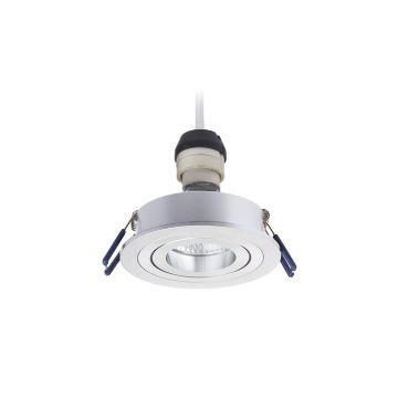 PASADENA GU10 R süllyesztett lámpa  szálcsiszolt alumínium 230V LED GU10 7W