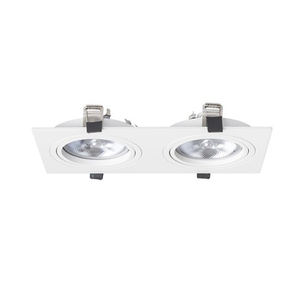 PASADENA G53 SQ II  fehér  230V LED G53 2x15W