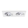 PASADENA G53 SQ II  fehér  230V LED G53 2x15W