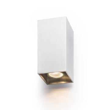 AGATE II fali lámpa  szálcsiszolt alumínium 230V LED GU10 2x7W