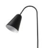 GARBO asztali lámpa fekete króm 230V LED E27 15W