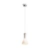 PULIRE CON függő lámpa  opál üveg/fa/króm 230V LED E14 6W