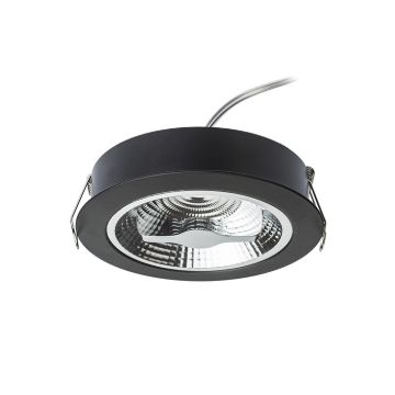 KELLY LED DIMM süllyesztett lámpa fekete 230V LED 15W 45° 3000K
