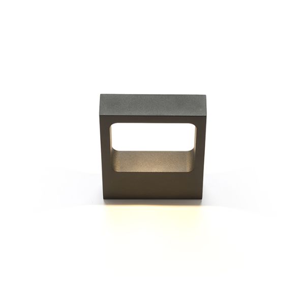 LEA fali lámpa fekete 230V LED 6W 3000K