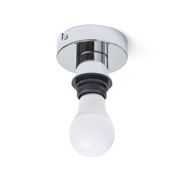 SOLO R mennyezeti lámpa alap  króm 230V LED E27 15W