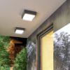 DELTA 215 felületre szerelhető antracit  230V LED E27 15W IP54