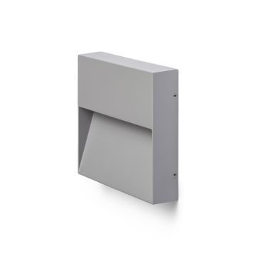 AQILA SQ fali lámpa szürke 230V LED 6W IP54 3000K