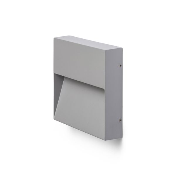 AQILA SQ fali lámpa szürke 230V LED 6W IP54 3000K