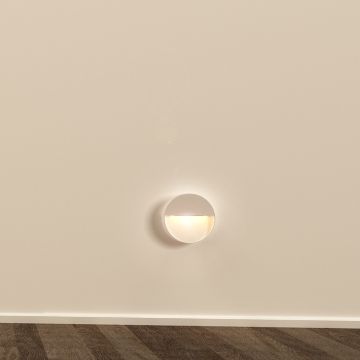 AQILA R fali lámpa fehér 230V LED 6W IP54 3000K