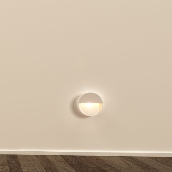 AQILA R fali lámpa fehér 230V LED 6W IP54 3000K