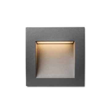 GORDIQ S süllyesztett lámpa antracitszürke 230V LED 1.5W IP65 3000K