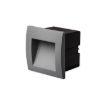 GORDIQ S süllyesztett lámpa antracitszürke 230V LED 1.5W IP65 3000K
