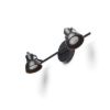 ROSITA II fali lámpa fekete/aranysárga 230V LED GU10 2x9W