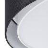 OTIS 50 mennyezeti lámpa fekete/fehér  230V LED E27 3x15W