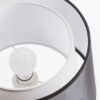 ESPLANADE asztali lámpa átlátszó fekete/fehér króm 230V LED E27 15W