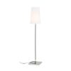 LULU állólámpa fehér/fekete króm 230V LED E27 8W