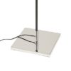 LULU állólámpa fehér/fekete króm 230V LED E27 8W