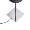 LULU asztali lámpa fekete króm 230V LED E27 8W