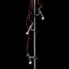 VIPER III mennyezeti lámpa fekete króm 230V LED 3x3W 60°  3000K