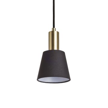 ICAR függő lámpa fekete/aranysárga  230V LED E27 11W