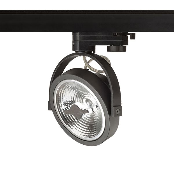 KELLY LED DIMM három áramkörös sínre fekete 230V LED 12W 24° 3000K