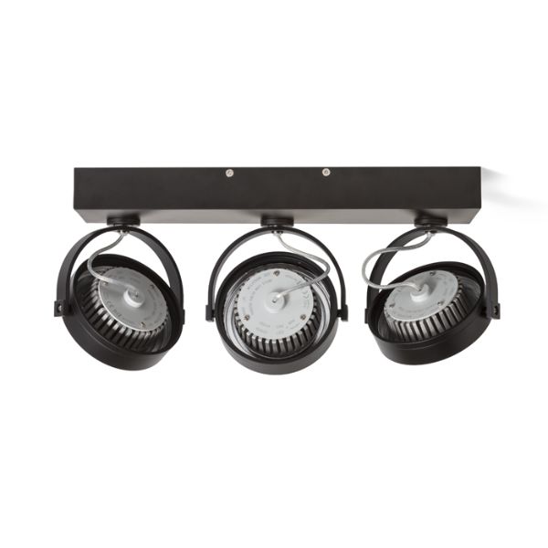 KELLY LED III fali lámpa fekete  230V LED 3x12W 24°  3000K